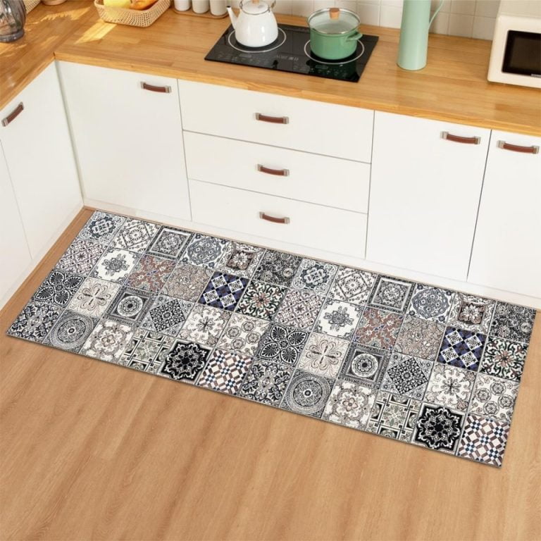 Tapis De Cuisine Carreaux De Ciment